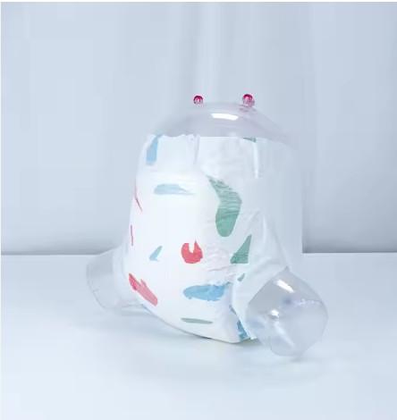 Baby Diaper Customized Printed Magic Tape Baby Diaper With Q.Kiss Diaper