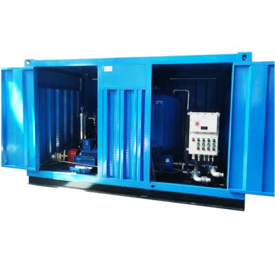 Sistema automatizado de limpieza de tanques de petróleo crudo a alta presión 170L/min