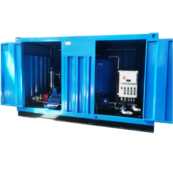 Sistema automatizado de limpieza de tanques de petróleo crudo a alta presión 170L/min