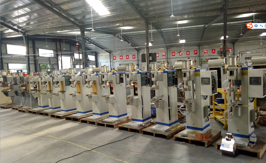 Sheet Metal Pneumatic Spot Welder Machine , Aluminum Products AC Welding Machine