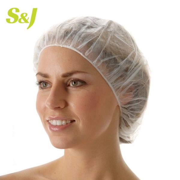 Dust Free Environment Disposable Hair Net Caps Elastic Band