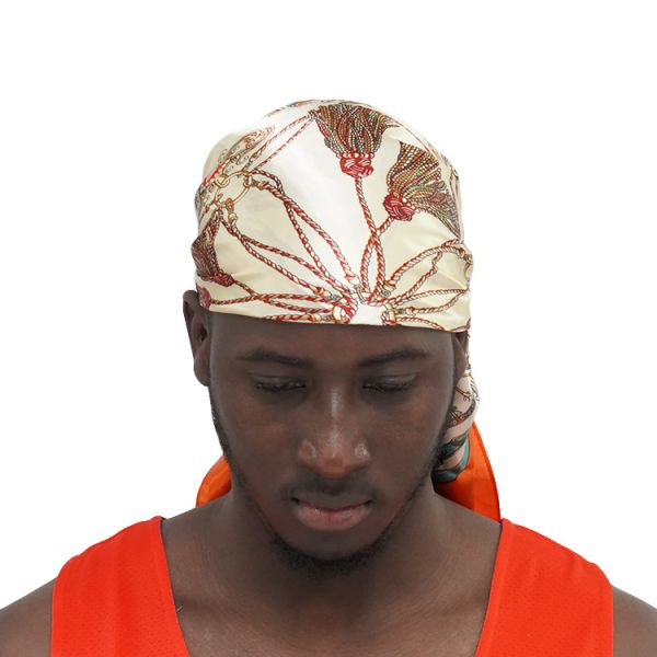 Men Women Silky Design Durag Waves Cap