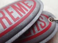 Cadena impresa pantalla reflexiva de plata de encargo del llavero para el regalo de la promoción