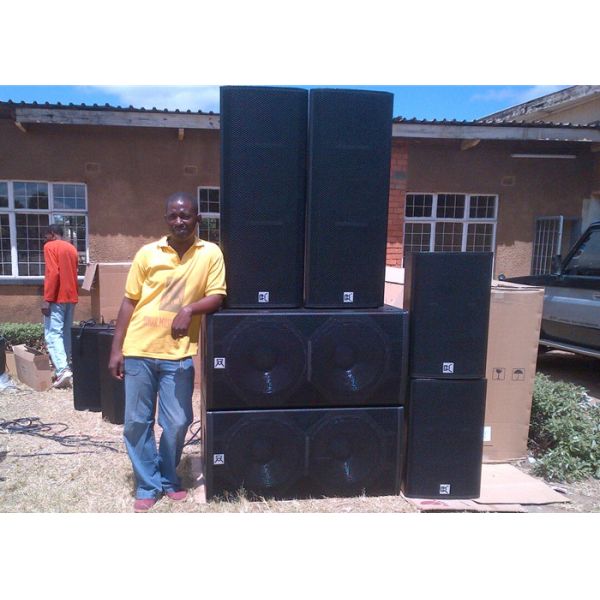 Front Loaded Stage Bass Reflex Subwoofer System Cabinet Sound Equipment