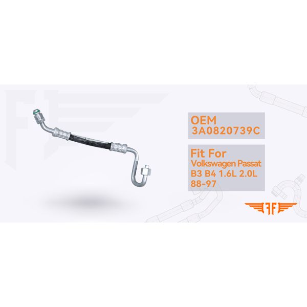Volkswagen Passat Discharge AC Pipeline 3A0820739C Fits For 88-97 B3 B4 1.6L 2.0L 
