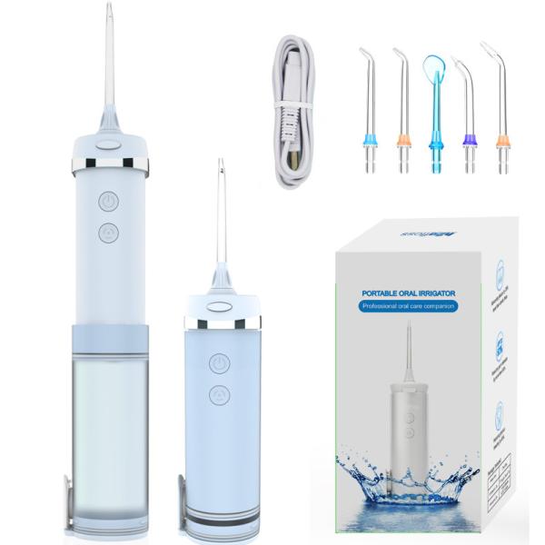Água recarregável sem fio Flosser de baixa frequência para cuidados dentários