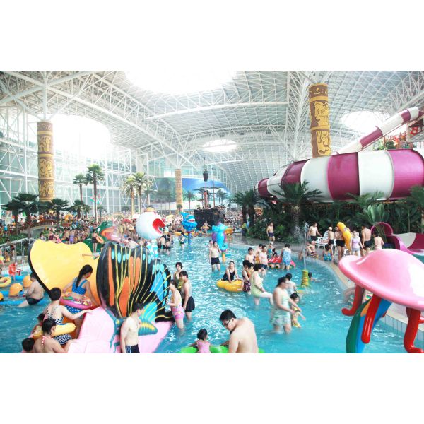 Внутреннее оборудование для аквапарка, проект и строительство парка развлечений