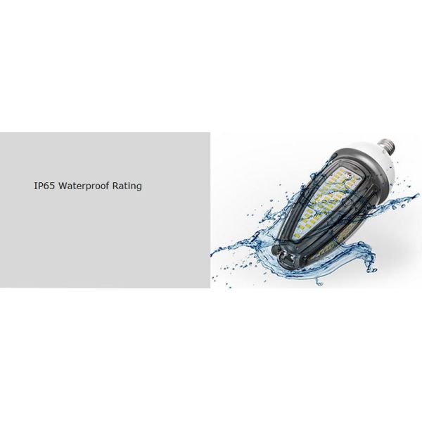 40W IP65  Led Corn Bulb For Canopy Lighting 5 years warranty , 50000 Hours Life Span