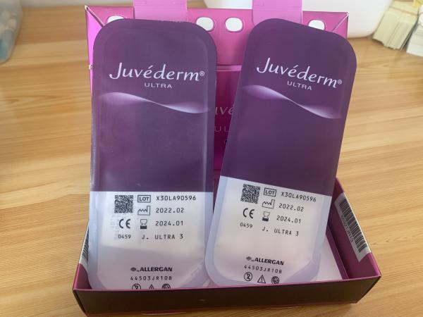 Remplisseur remplissant Juvederm de lèvres de visage remplisseur cutané d'ultra 3 acides hyaluroniques