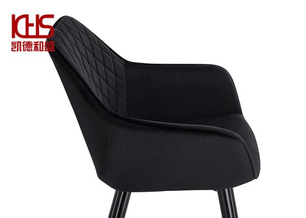 Anticorrosion Fabric Dining Room Chairs Modern Scandinavian Furniture Upholstered Velvet