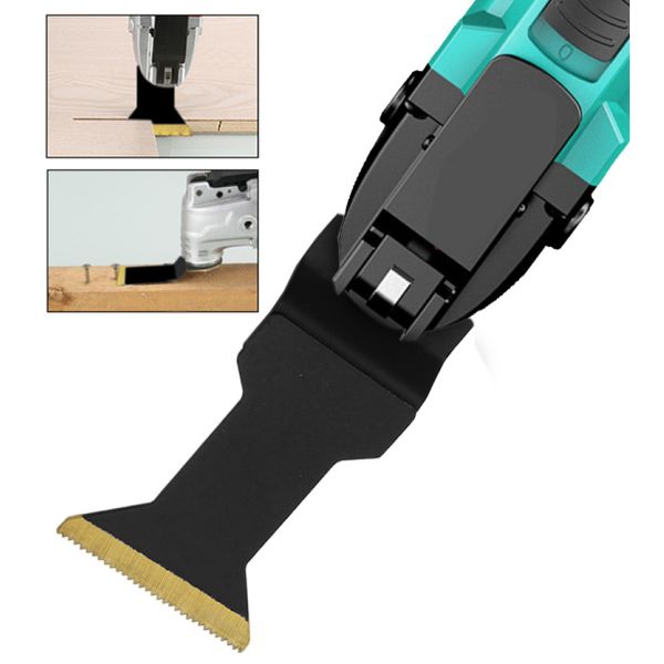 инструмент лезвий пилы зубов Японии титана 45mm осциллируя Multi увидел, что лезвия отрезали для деревянной пластмассы и мягкого металла