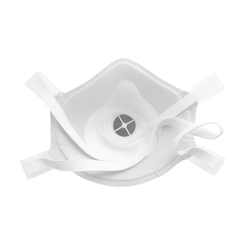 Hubei Haixin FFP3 Valve Respirator Wholesale Medical Disposable Mask Breathable Duck Bill Shape Tie-on Earloop Facemask Supplier