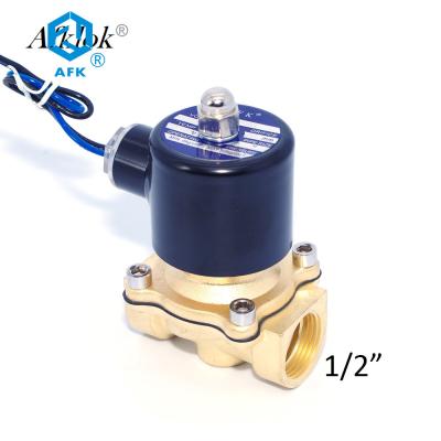 Zero Pressure Water Dispenser Solenoid Valve 110 Volt Viscosity Below 20CST