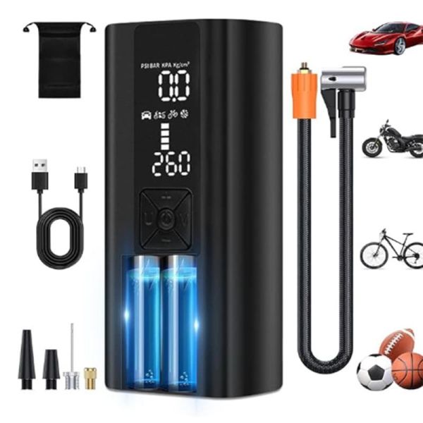 Mini Portable Tire Inflator with Power Bank Function Car Tyre Inflator