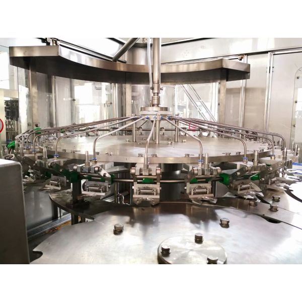 18000BPH PLC Pure Water Filling Machine 7.3W OPS Label