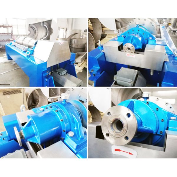 Maquinaria horizontal del tratamiento de aguas residuales de la centrifugadora de la jarra