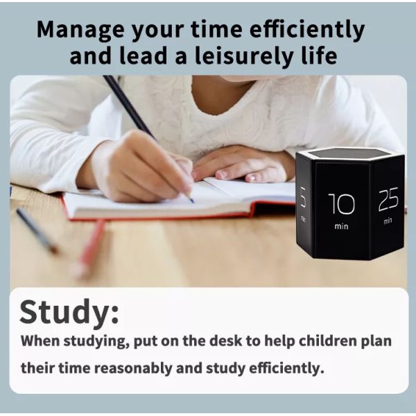 Multi Function Electrical Cube Digital Countdown Timer For Study And Kitchen