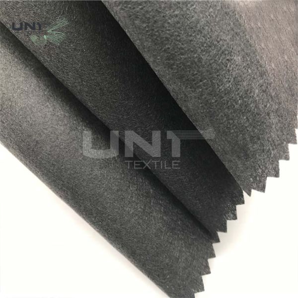 Polyester Viscose Cut Away Embroidery Interlining Black Nonwoven Interlining
