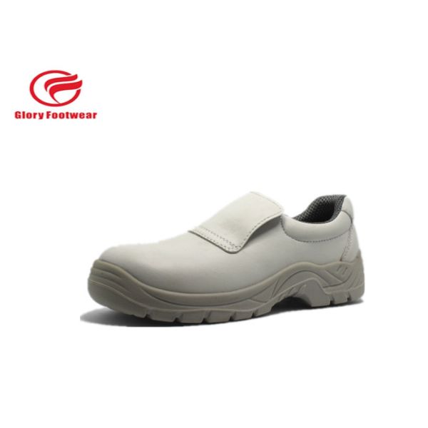 Comfortable Non Skid White Chef Shoes For Cooks , Micro Fiber White Chef Clogs