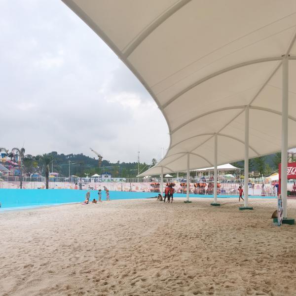 High Durability Musical Lighting Effects Wave Pool Equipment For Recreational Water Parks