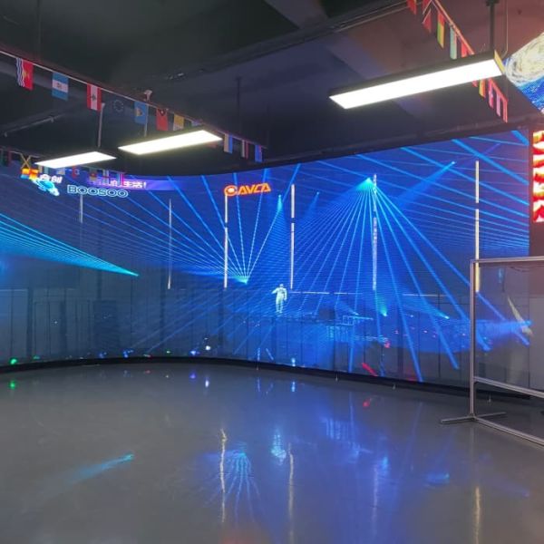 P3.9 High Brightness Flexible LED Grille Screen for Creative Stage Design and Architectural Lighting
