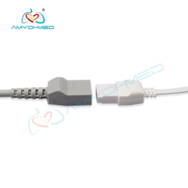 Disposable Pressure Transducer Compatible UTAH 4P Hole 350mm Blood Pressure Sensor