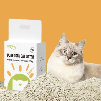 BSCI MSDS Bulk Tofu Cat Litter 1.5mm Small Size Tofu Litter Sand