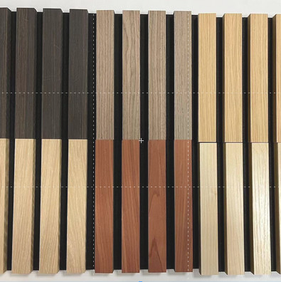 Ламинированная натуральная дубовая древесина Слатная акустическая панель толщина 21 мм