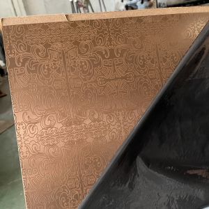 Custom Designed Etched Stainless Steel Plates Anti Corrosion For Furniture Decoration
