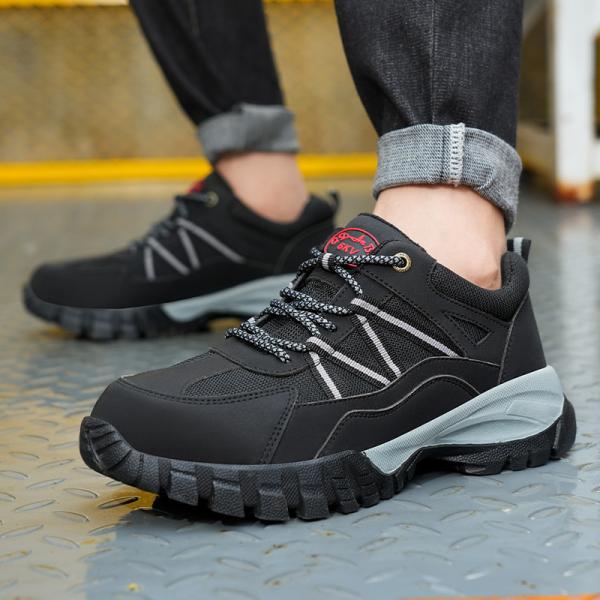 Shengjie Fashion Work Shoes Casual Industrial Protection Steel Toe Nonslip  Man Shoes Construction Safety Shoes