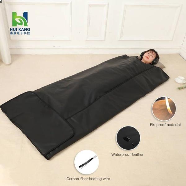 Body Targeted Infrared Light Therapy Far Infrared Sauna Blanket in Black from Huikang