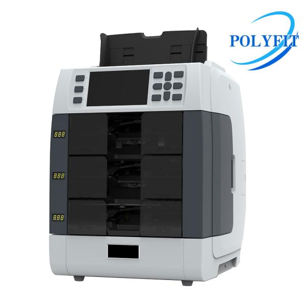 Fitness Banknote Sorter 2+1 pocket Multi-currency Bank-Grade Money Sorter