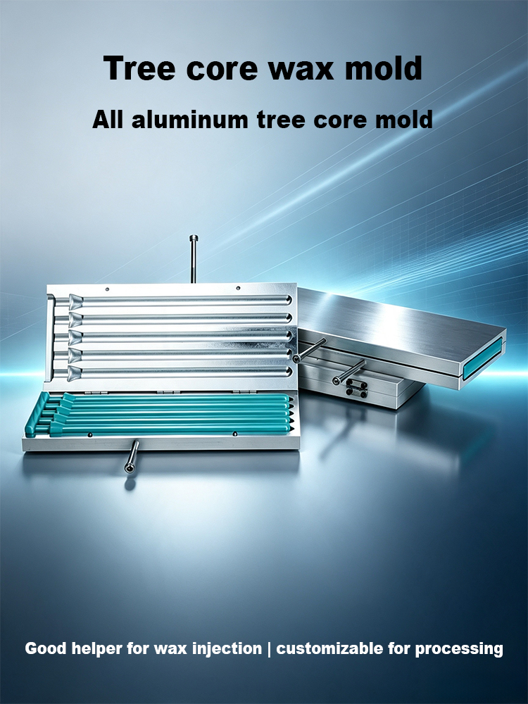 Tree core wax mold with H:30 W:120 L1:75 dimensions and Φ8*10