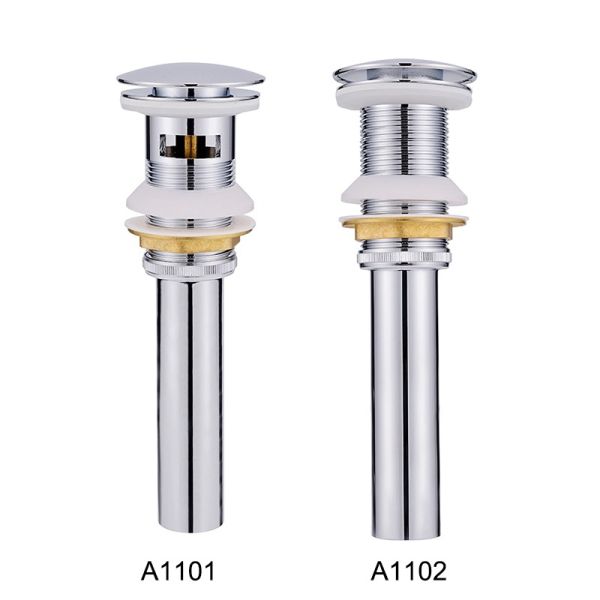 Серебряный поп Faucet Washbasin Dia насоса стока 45mm сточных водов вверх стекает покрытый хромом серебр