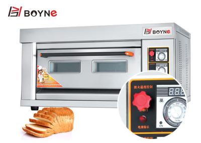 Bandejas comerciais da plataforma dois de Oven Stainless Steel Gas One da plataforma da padaria que cozem o forno