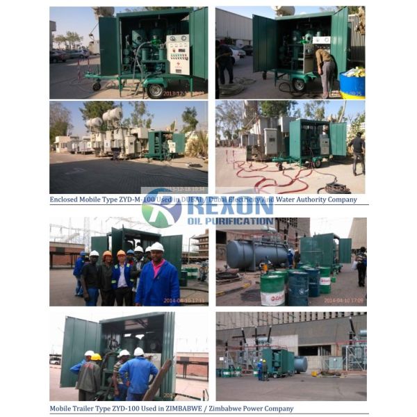 9000LPH Transformer Oil Regeneration Machine ZYD - I Fuller Earth Filter Equipped