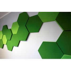 Durable Acoustic Polyester Fiber Sheets PET Acoustic Wall Panel