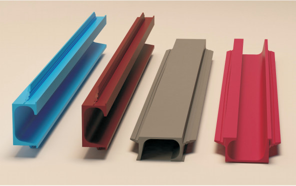 Ручки ящика живущей комнаты спрятанные мебелью 297mm алюминиевые