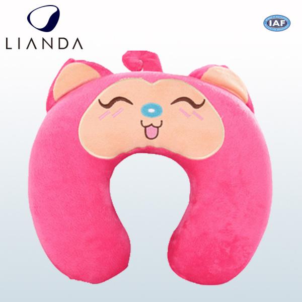 Custom U Shaped Travel Neck Pillow For Air Traveling , Animal Neck Support Pillow