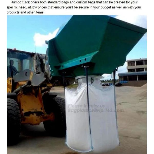 Wholesale china manufacturer 100% virgin resin polypropylene big bag / FIBC pp woven 1 ton jumbo bulk bag super sack ton