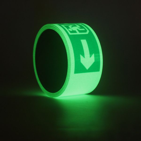 Photo Luminescent PVC Tape Roll Versatile Material for Glow In The Dark Stickers