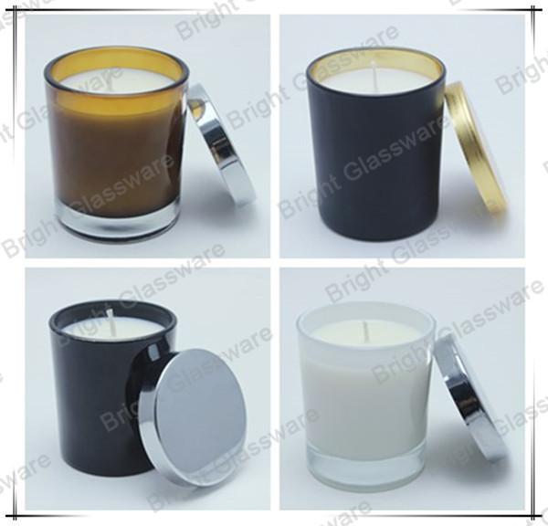 fashion decoration black candle holder, candle container sale in holiday