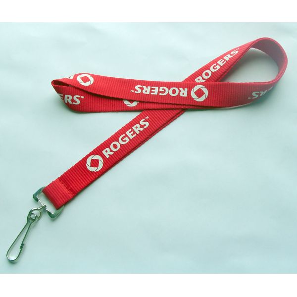 1.5Cm Width Custom Logo Lanyard For Whistle , Light Weighted Badge Holders Lanyards