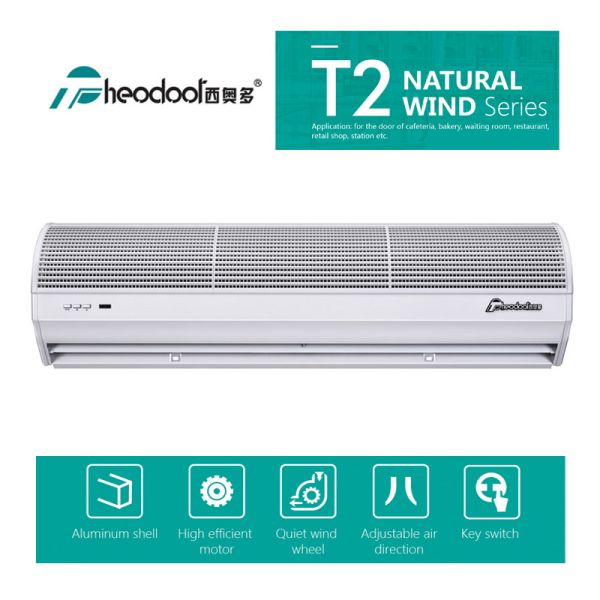 White Theodoor Air Curtain Natural Wind Air Curtain Size 900 To 2000mm