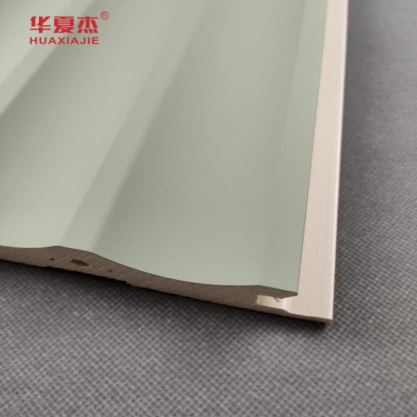 U-shaped WPC Wall Panel Green Decoration Wall Panels Laminated For Building Material