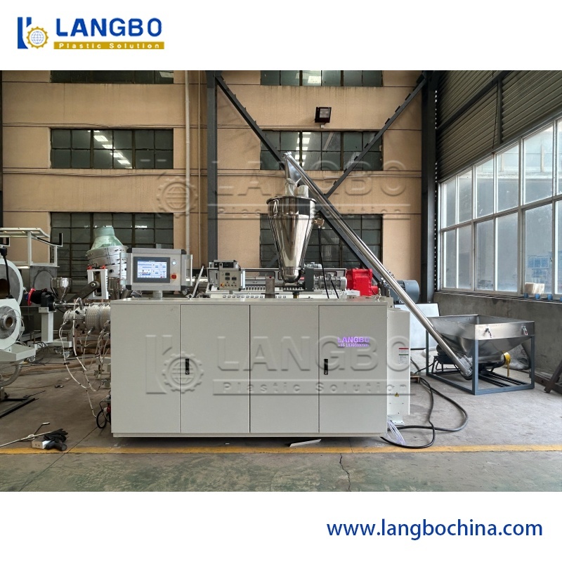 Fully Automatic PVC Pipe Extrusion Line with Twin Screw Extruder for 16mm to 630mm Pipe Production