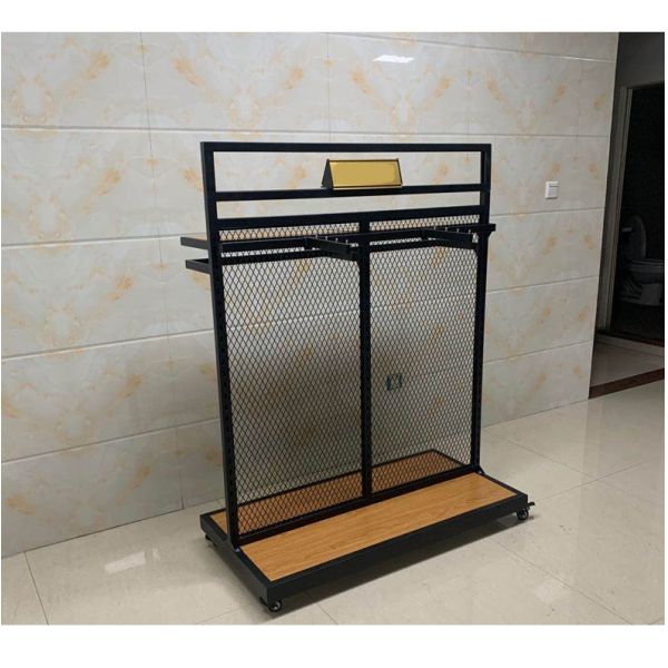 Double-sided Garment Display Retail Clothes Display Racks for Retail Clothing Shops