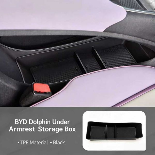 New Fashionable Central Control Storage Box Organizer for BYD Dolphin-High Quality Plastic Interior Kits & Car Storage Solution