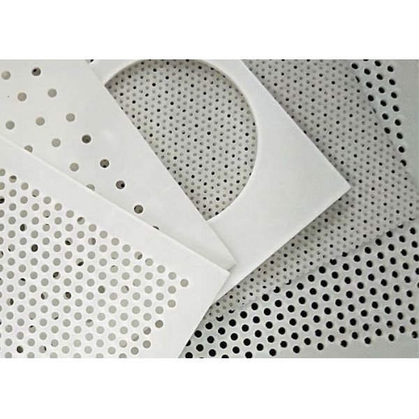 6mm 2.44m Length Plastic Perforated Sheet For Food Processing
