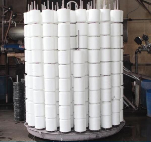 40/2 50/2 60/2 Raw white 100% Spun Polyester Yarn For Sewing Dress Underwear